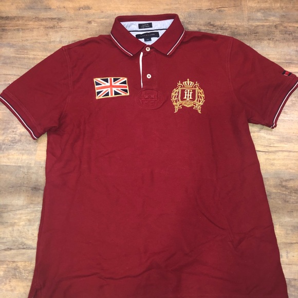 Tommy Hilfiger Polo Shirt Embroidered Crest Logo - Picture 9 of 9
